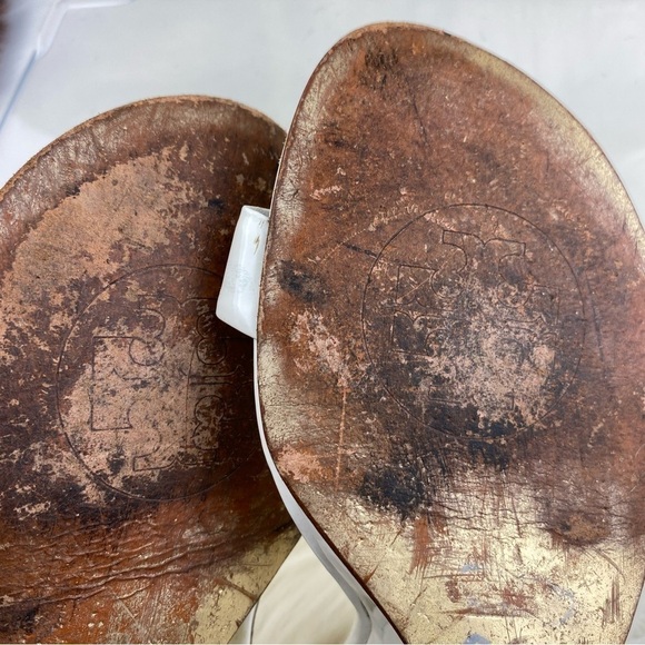 TORY BURCH KATHRYN STRAPPY WEDGE SLINGBACK HEELS - Picture 10 of 15